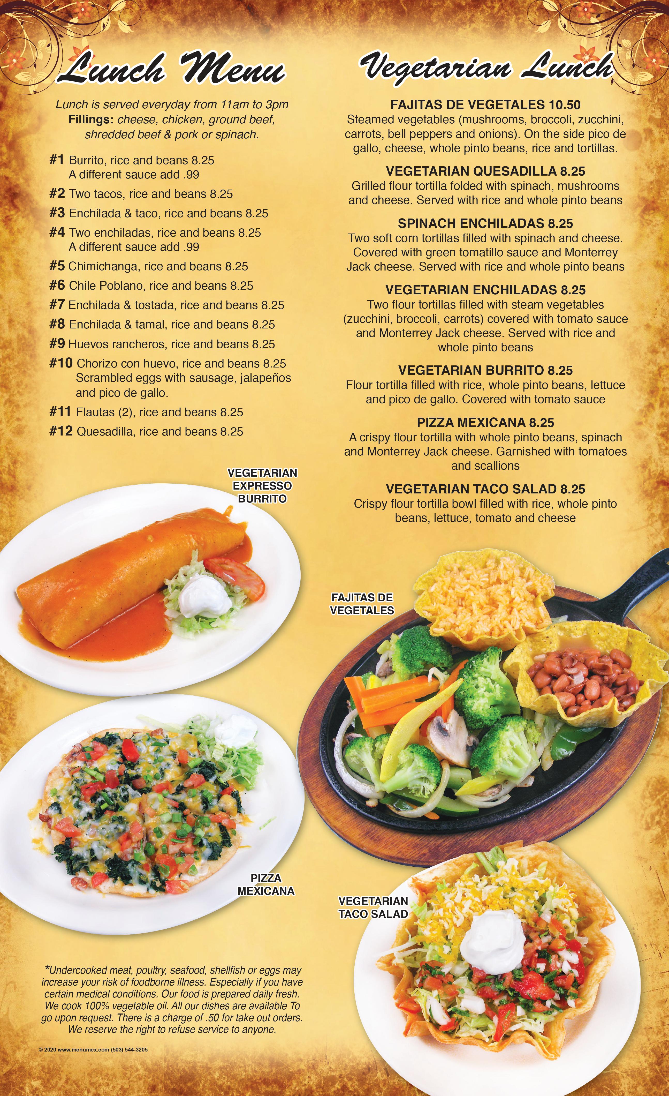 Our Menu – Los Pos